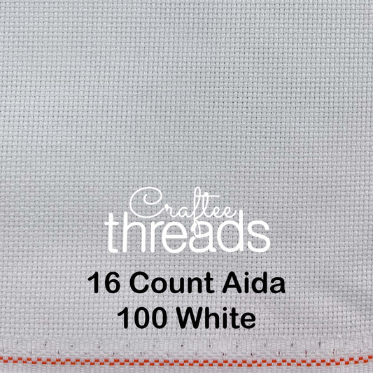 16 COUNT ZWEIGART AIDA WHITE (100)