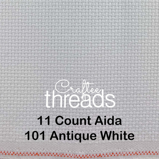 11 COUNT ZWEIGART AIDA ANTIQUE WHITE