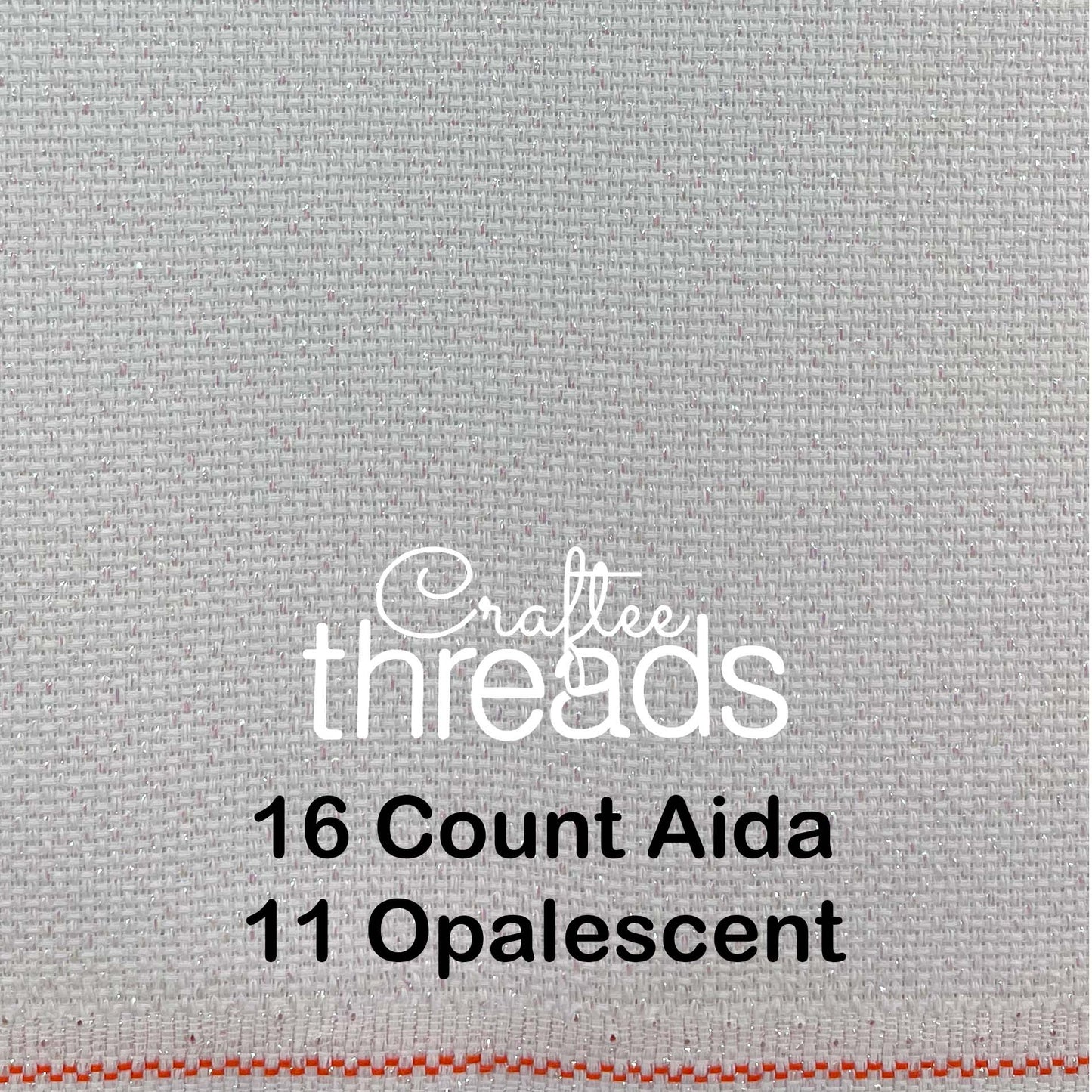 16 COUNT ZWEIGART AIDA OPALESCENT