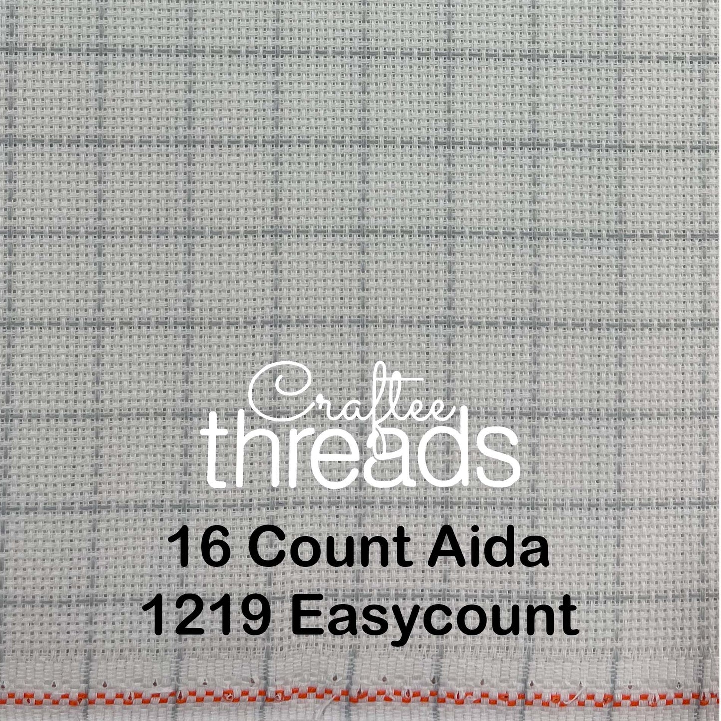 16 COUNT ZWEIGART AIDA EASY COUNT WHITE (1219)