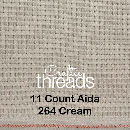 11 COUNT ZWEIGART AIDA CREAM (264)
