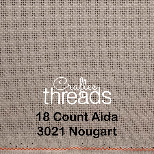 18 COUNT ZWEIGART AIDA LATTEE (3021)