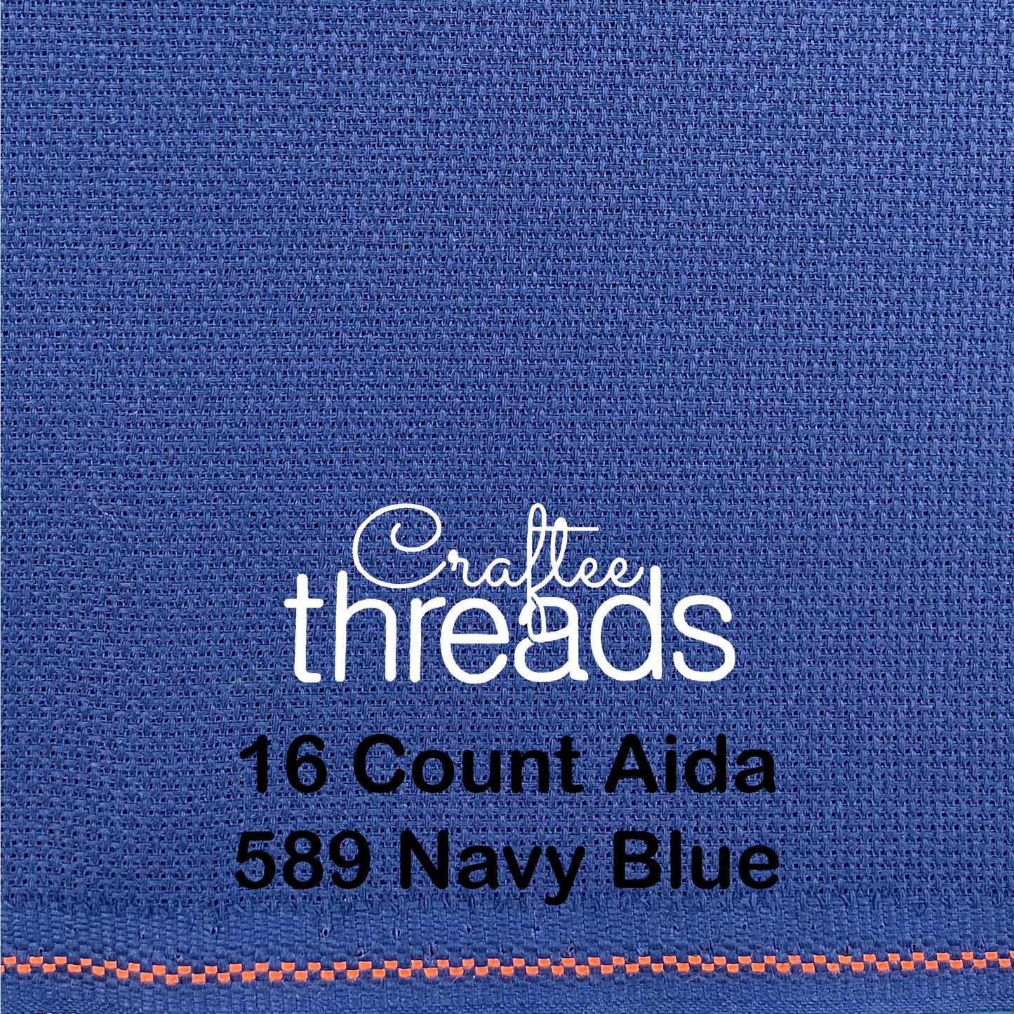 16 COUNT ZWEIGART AIDA NAVY BLUE (589)