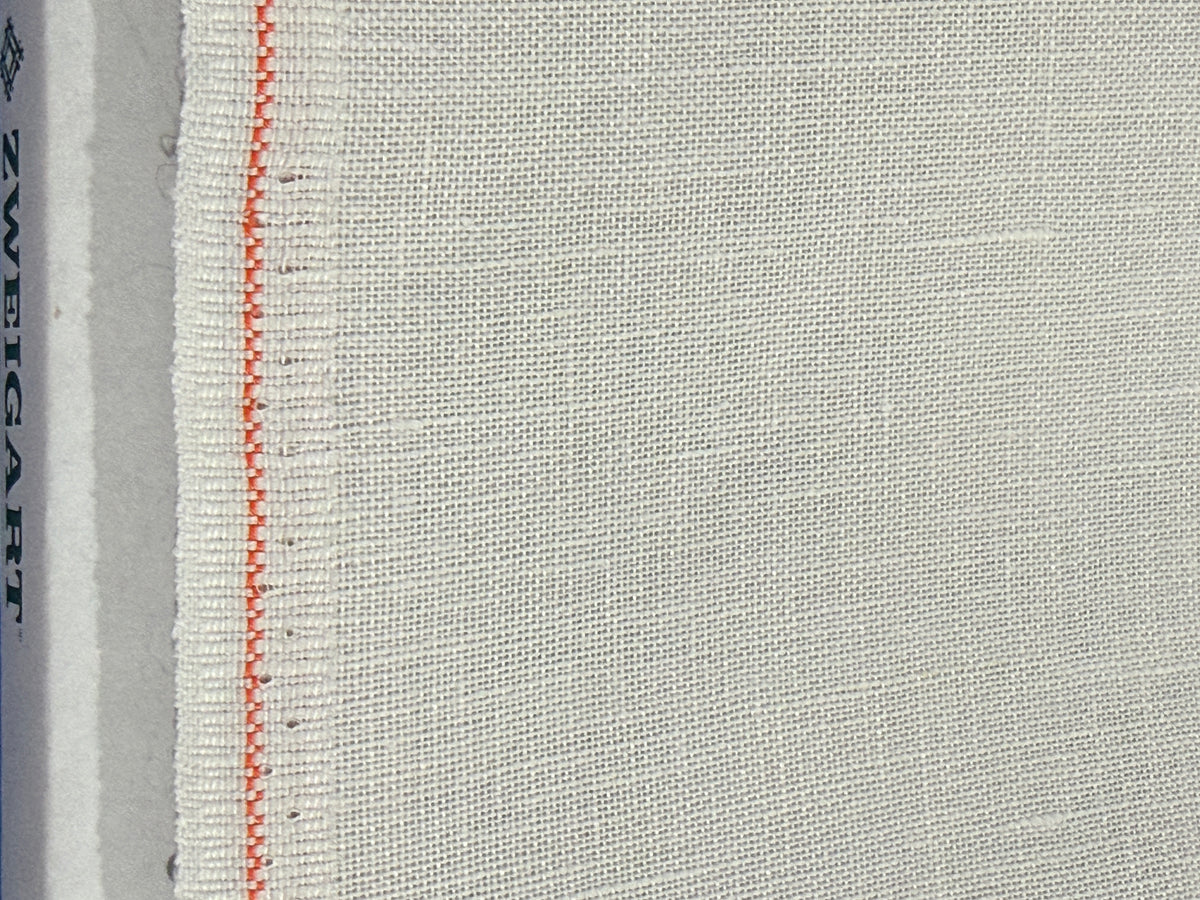 36 COUNT ZWEIGART 36 PRE CUT EDINBURGH LINEN OPALESCENT (11)