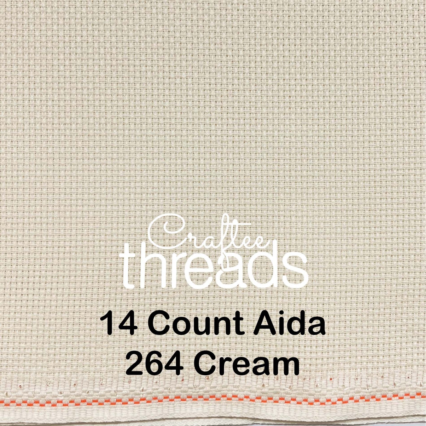 14 COUNT ZWEIGART AIDA CREAM (264)