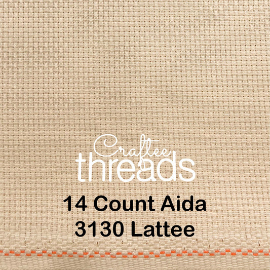 14 COUNT ZWEIGART AIDA LATTEE (3130)