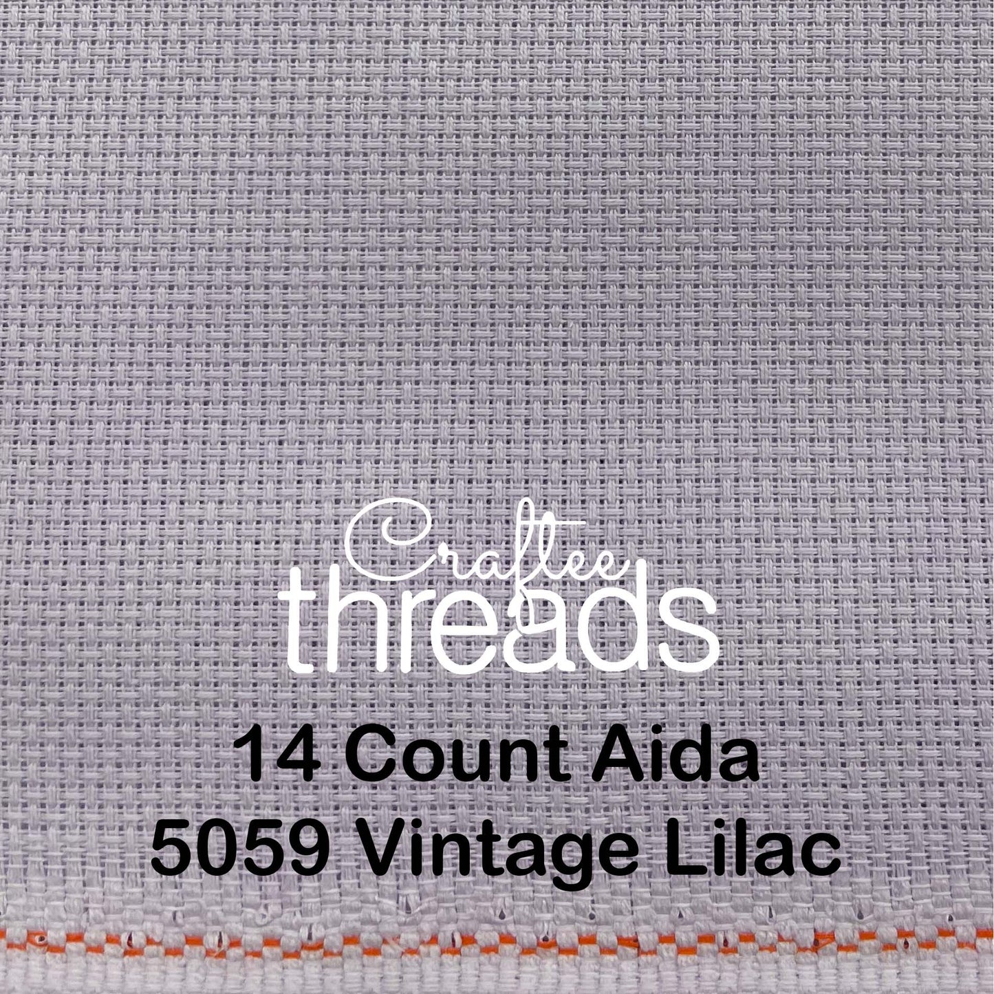 14 COUNT ZWEIGART AIDA VINTAGE LILAC (5059)