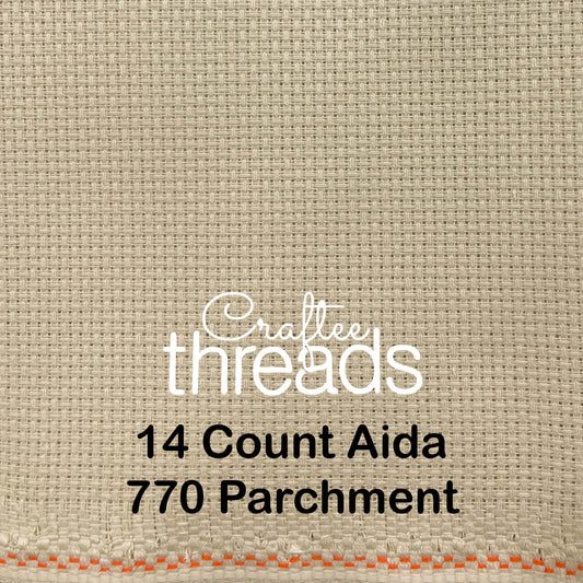 14 COUNT ZWEIGART AIDA PARCHMENT (770)