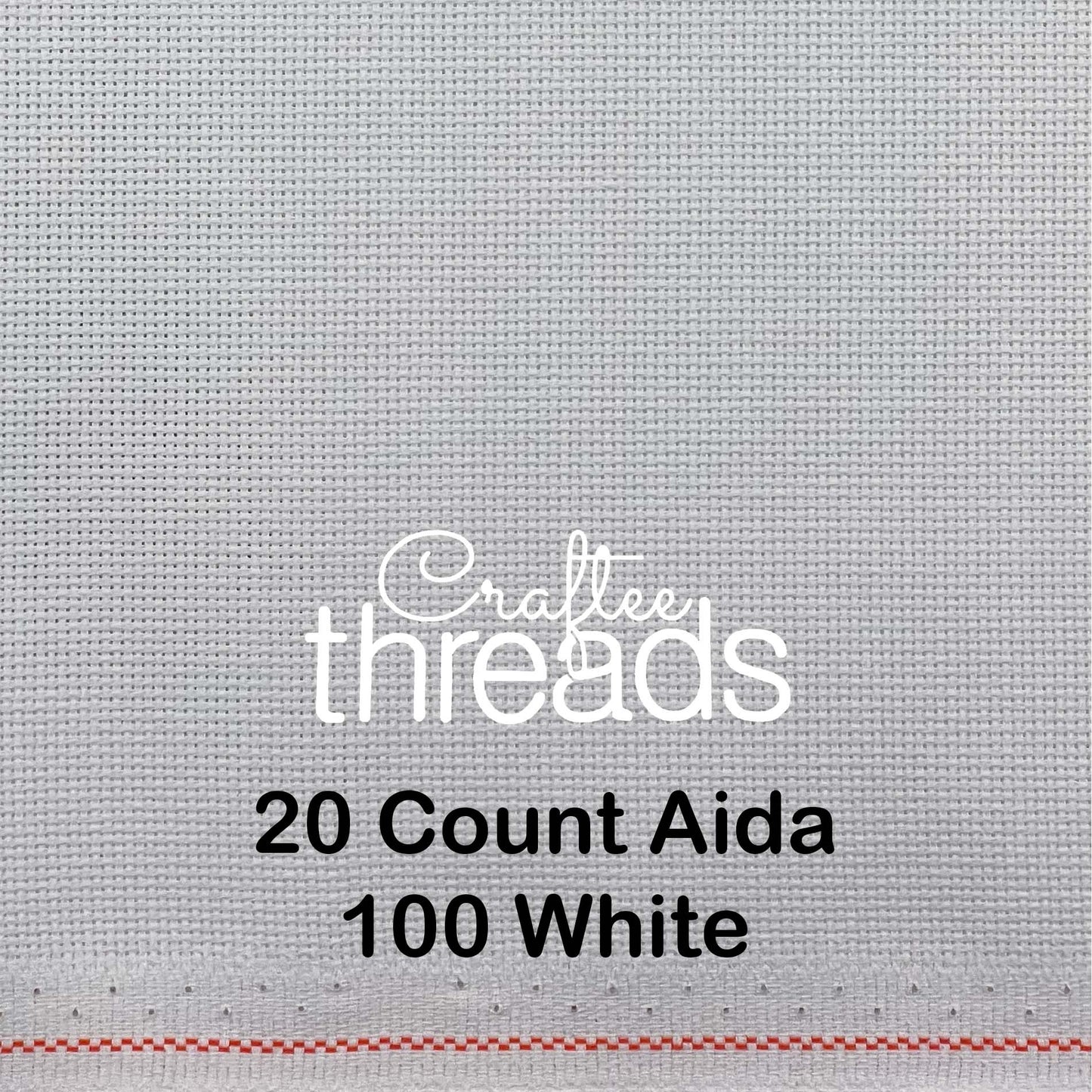 20 COUNT ZWIEGART AIDA  WHITE (1)