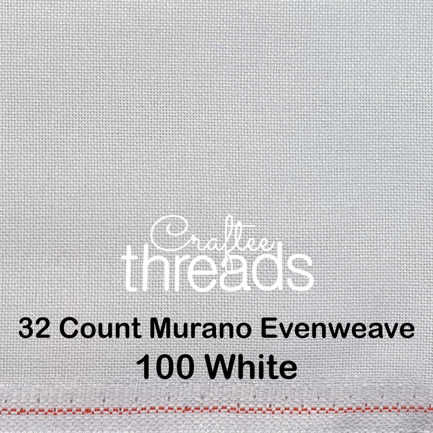 32 COUNT ZWEIGART EVENWEAVE MURANO WHITE (100)