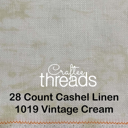 28 COUNT ZWEIGART CASHEL LINEN SPRING GREEN (3281)