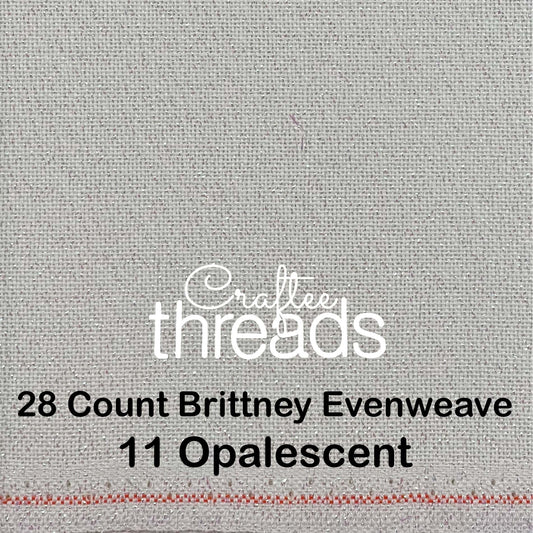 28 COUNT ZWEIGART EVENWEAVE BRITTNEY  OPALESCENT (11)