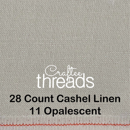28 COUNT ZWEIGART CASHEL LINEN SPRING GREEN (3281)