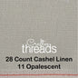 28 COUNT ZWEIGART CASHEL LINEN OPALESCENT (11)