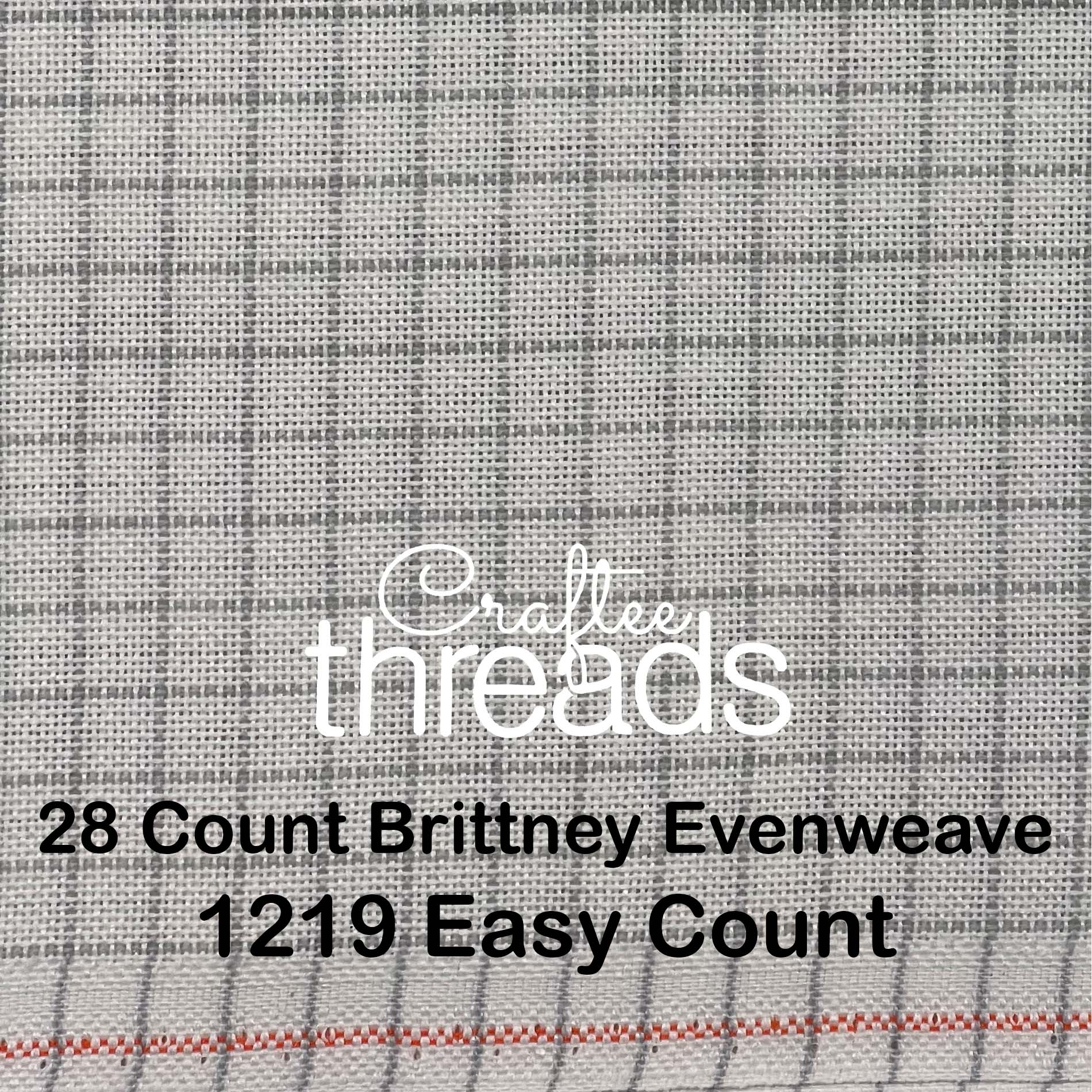 Brightney Craft EVENWEAVE 28 COUNT BRITTANY CLOTH – Crafteethreads