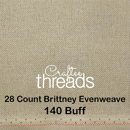 28 COUNT ZWEIGART EVENWEAVE BRITTNEY BUFF (3115)