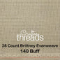 28 COUNT ZWEIGART EVENWEAVE BRITTNEY BUFF (3115)