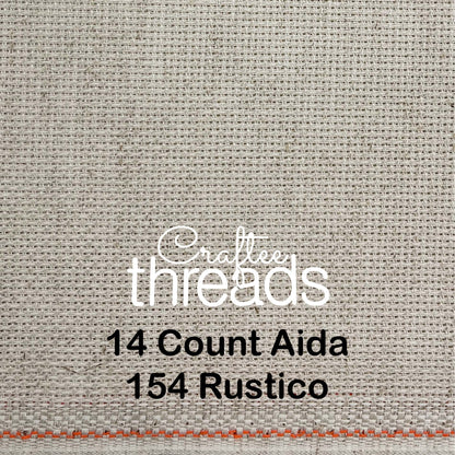 14 COUNT ZWEIGART AIDA RUSTICO LIGHT (154)
