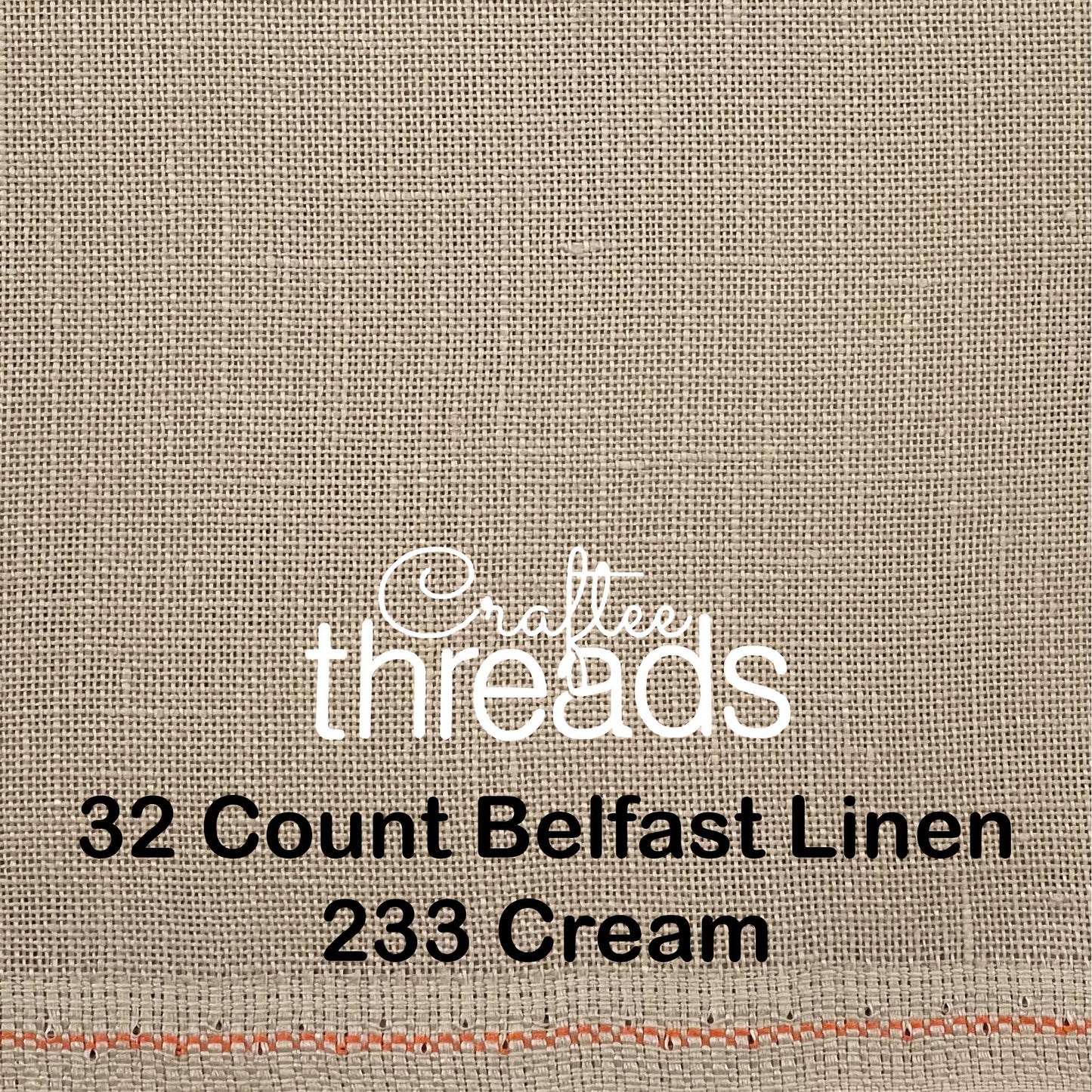 32 COUNT ZWEIGART BELFAST LINEN 32 COUNT BUFF (233)