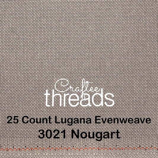 25 COUNT ZWEIGART EVENWEAVE LUGANA TAUPE (3021)