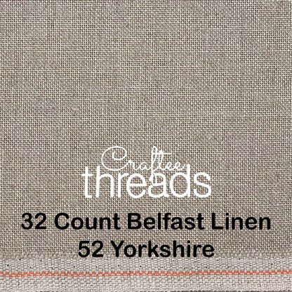 32 COUNT ZWEIGART BELFAST LINEN 32 COUNT  NATURAL (53)
