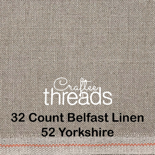 32 COUNT ZWEIGART BELFAST LINEN  LIGHT NATURAL (52)