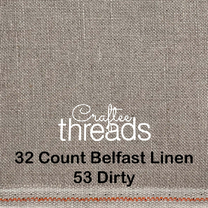 32 COUNT ZWEIGART BELFAST LINEN NATURAL (53)