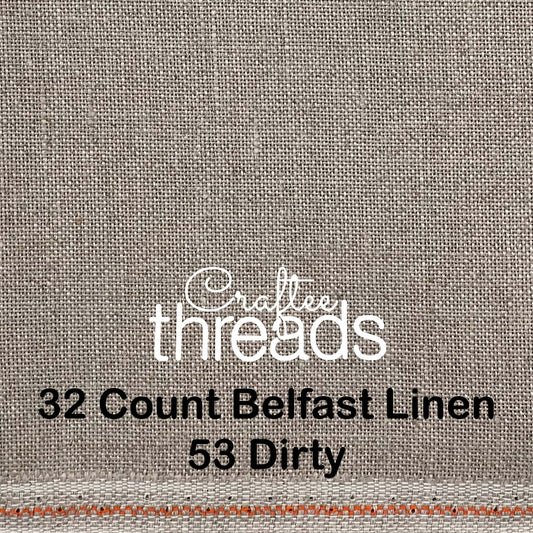 32 COUNT ZWEIGART BELFAST LINEN 32 COUNT  NATURAL (53)
