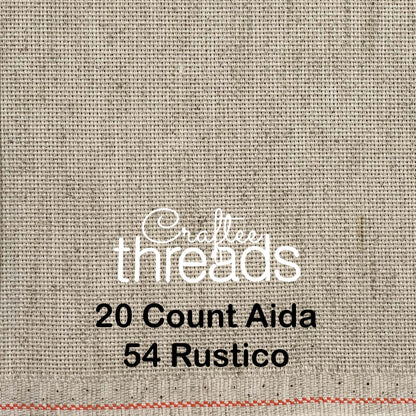 20 COUNT ZWIEGART AIDA RUSTICO (54)
