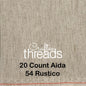 20 COUNT ZWIEGART AIDA RUSTICO (54)