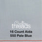 16 COUNT ZWEIGART AIDA PALE BLUE (550)
