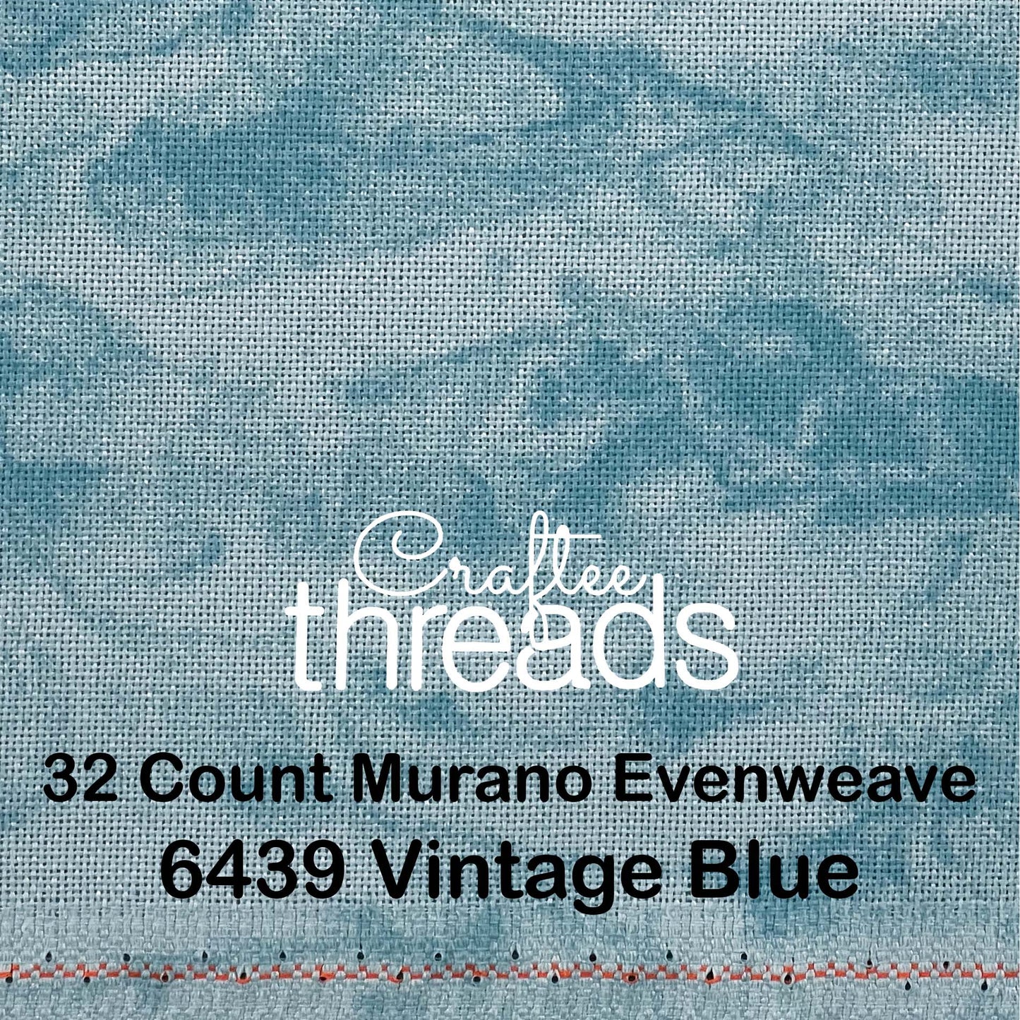32 COUNT ZWEIGART EVENWEAVE MURANO VINTAGE BLUE (5439)