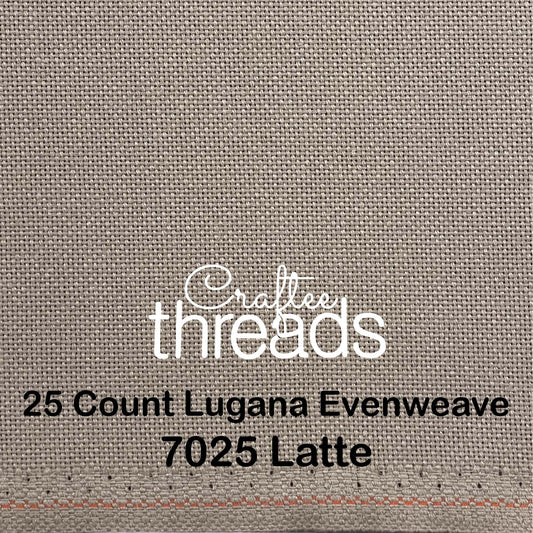 25 COUNT ZWEIGART EVENWEAVE LUGANA LATTEE(7025)