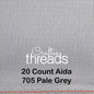 20 COUNT ZWIEGART AIDA PEWTER (705)