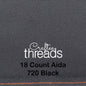 18 COUNT ZWEIGART AIDA BLACK (720)