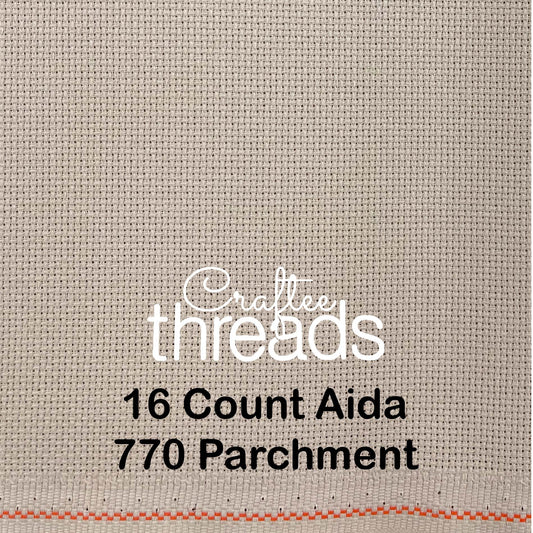 16 COUNT ZWEIGART AIDA PARCHMENT (770)