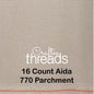 16 COUNT ZWEIGART AIDA PARCHMENT (770)