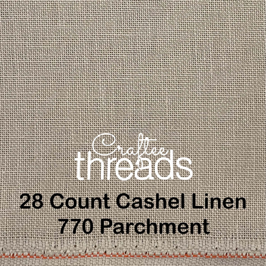 28 COUNT ZWEIGART CASHEL LINEN PARCHMENT (770)