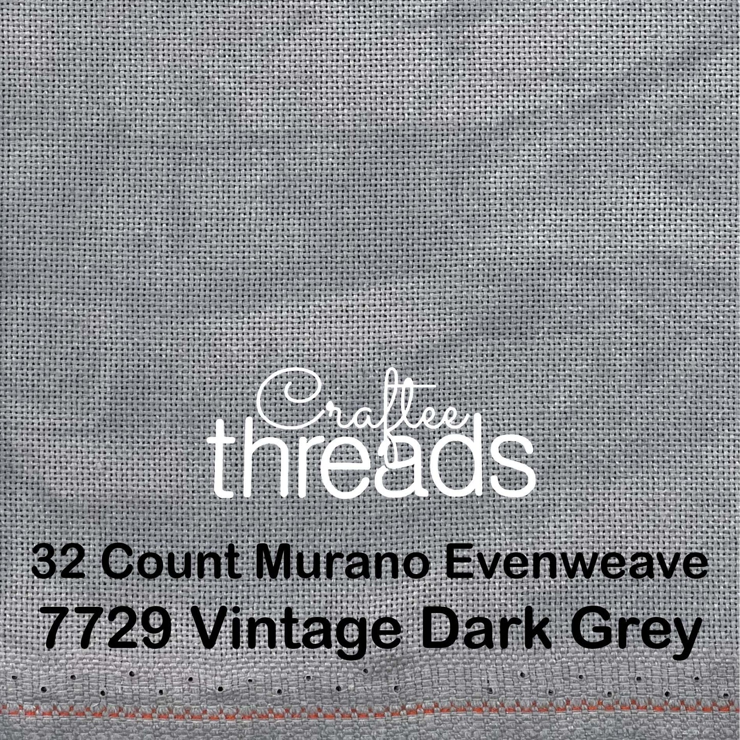 32 COUNT ZWEIGART EVENWEAVE MURANO VINTAGE  GREY (7729)