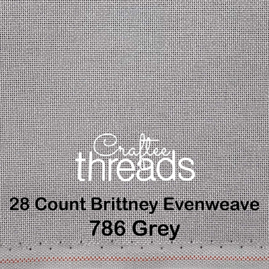 28 COUNT ZWEIGART EVENWEAVE BRITTNEY  PEWTER (786)