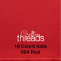 18 COUNT ZWEIGART AIDA RED (954)