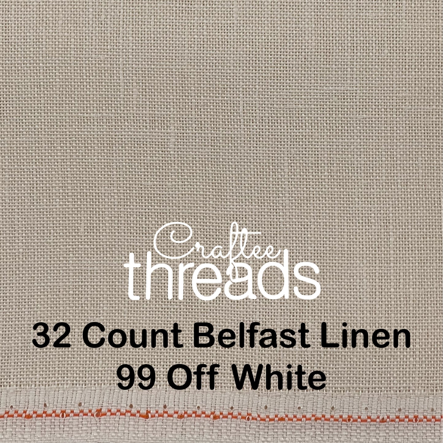 32 COUNT ZWEIGART BELFAST LINEN 32 COUNT ANTIQUE CREAM (99)