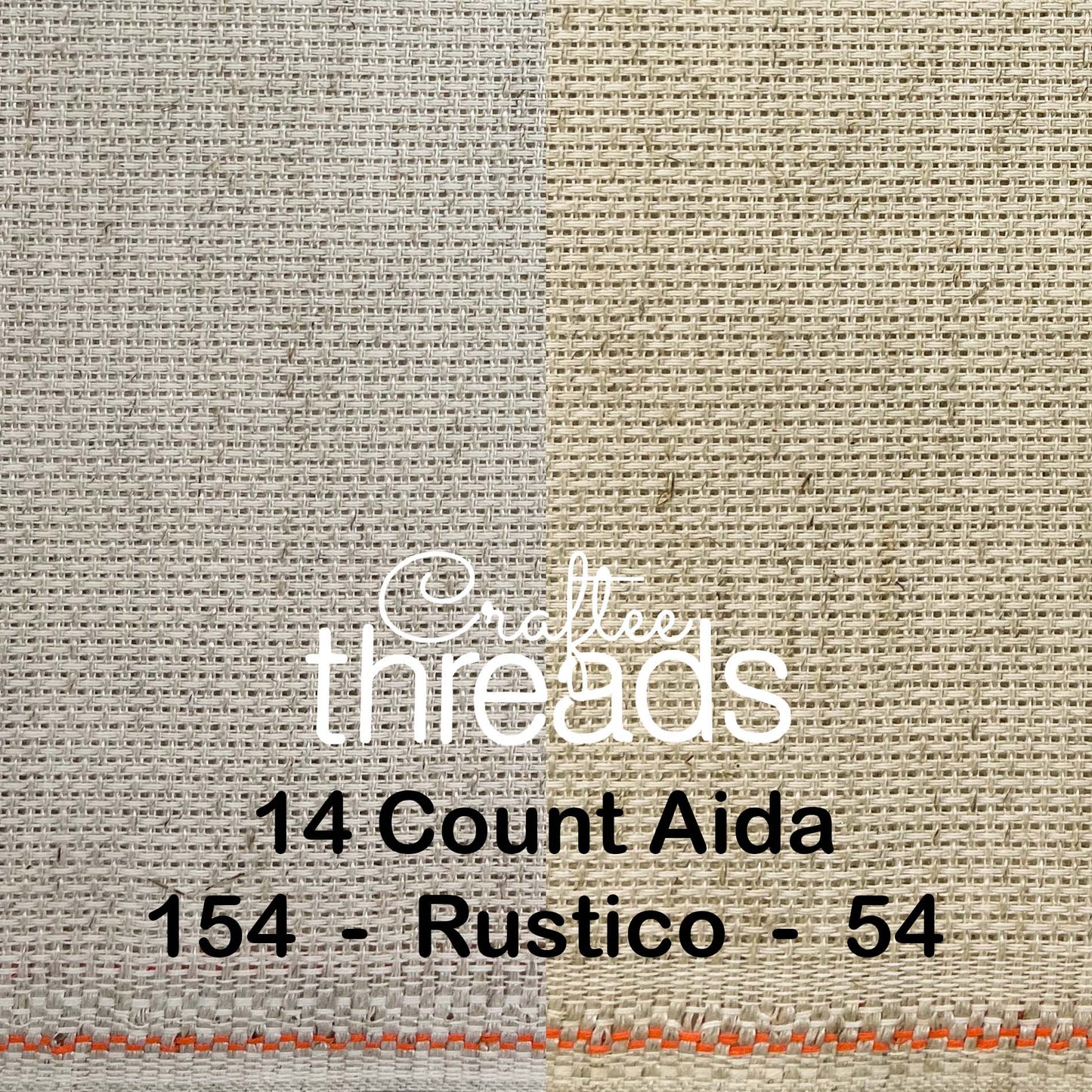 14 COUNT ZWEIGART AIDA RUSTICO LIGHT (154)