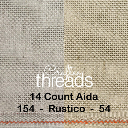 14 COUNT ZWEIGART AIDA RUSTICO LIGHT (154)