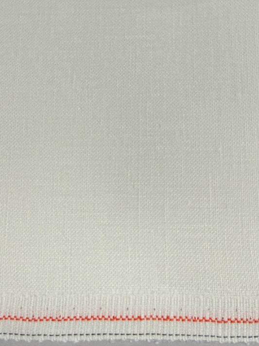 40  COUNT ZWEIGART NEWCASTLE  LINEN  WHITE (100)