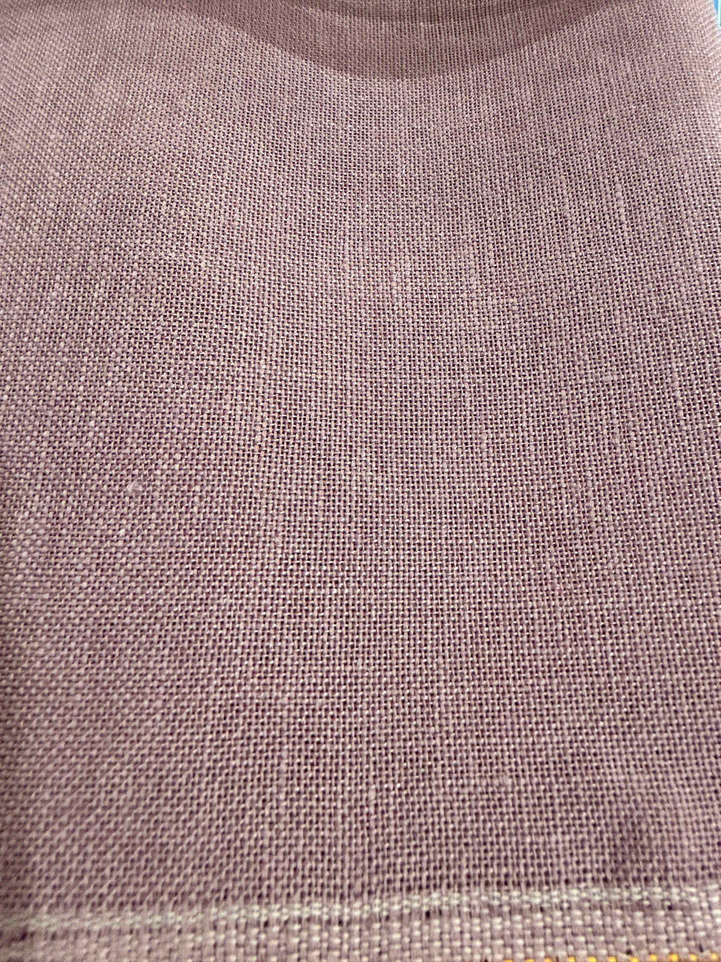 32 COUNT ZWEIGART BELFAST LINEN 32 COUNT MAUVE