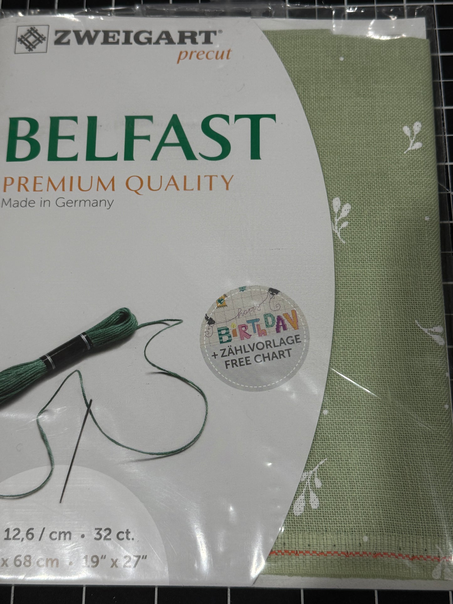 32 COUNT ZWEIGART BELFAST LINEN NATURAL (53)