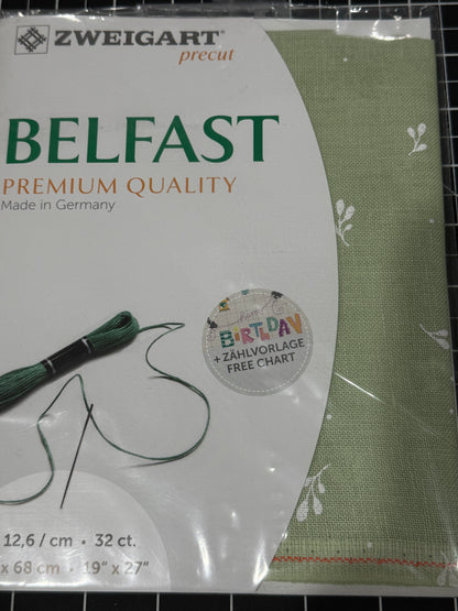 32 COUNT ZWEIGART BELFAST LINEN NATURAL (53)