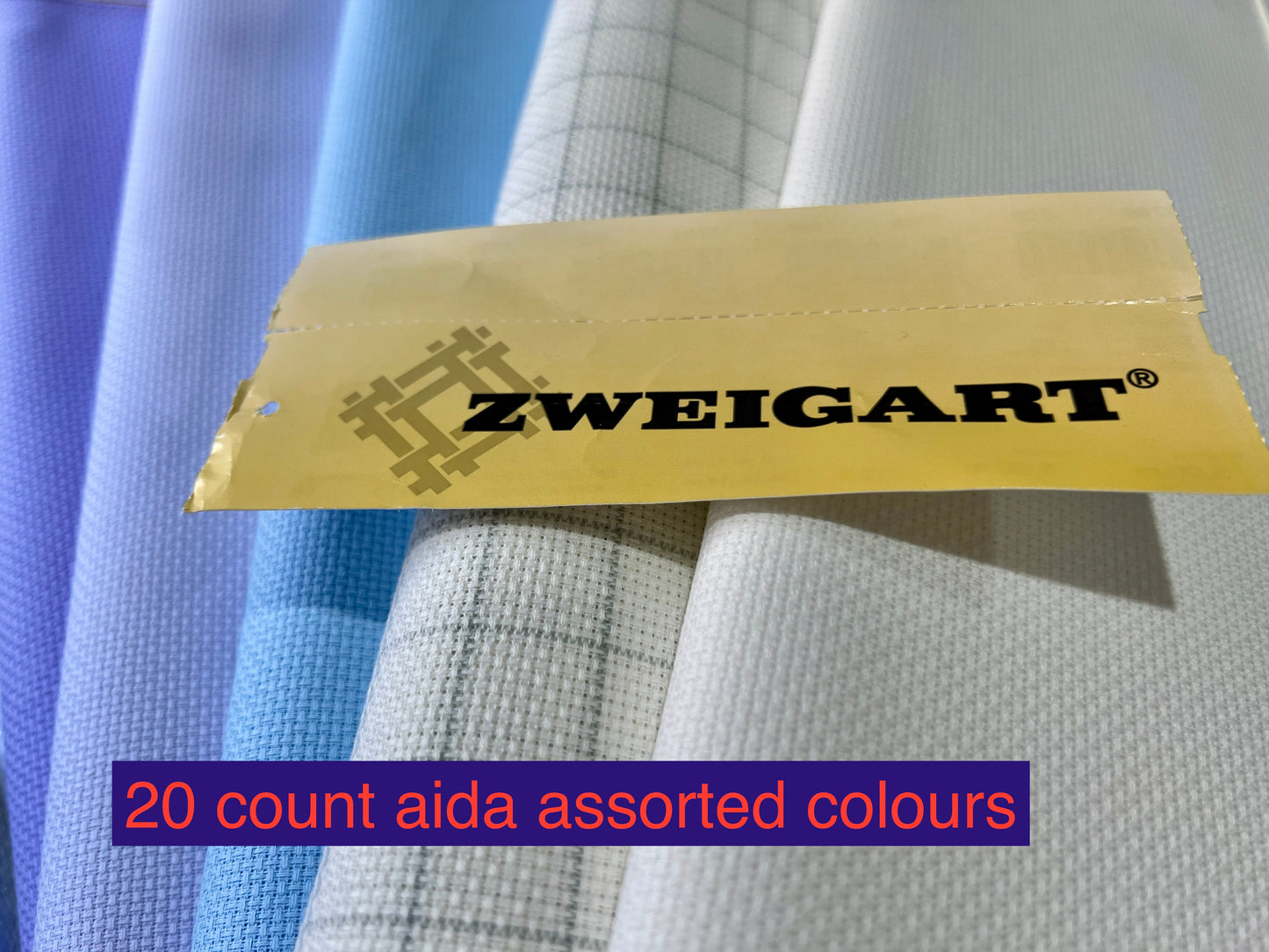 20 COUNT ZWIEGART AIDA PEWTER (705)