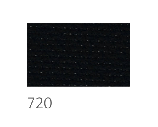 18 COUNT ZWEIGART AIDA BLACK (720)